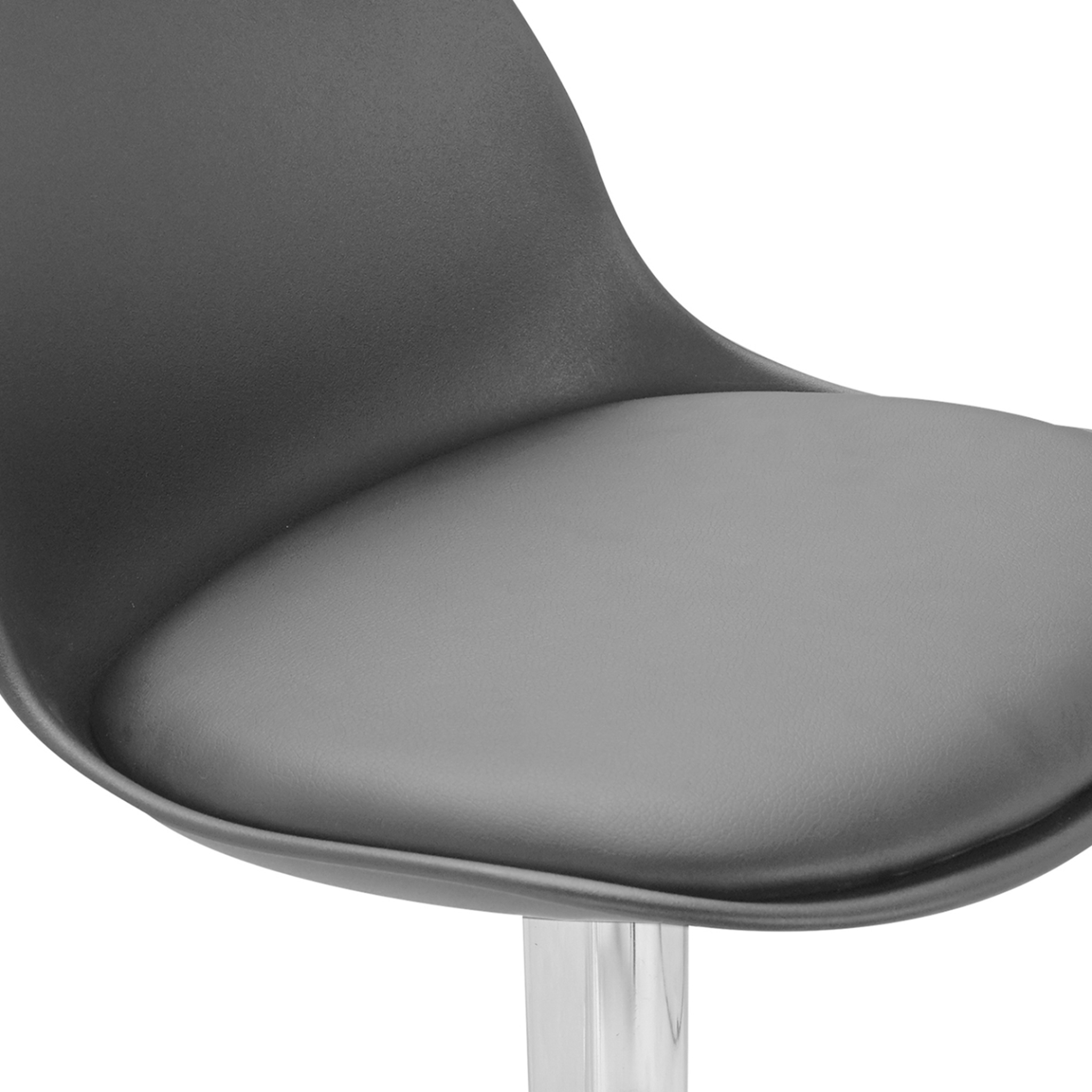 Voir la diapositive 6 : ID MARKET Lot de 4 tabourets de bar karl design gris
