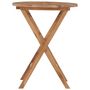 Voir la diapositive 2 : VIDAXL Table pliable de jardin 60 cm Bois de teck solide