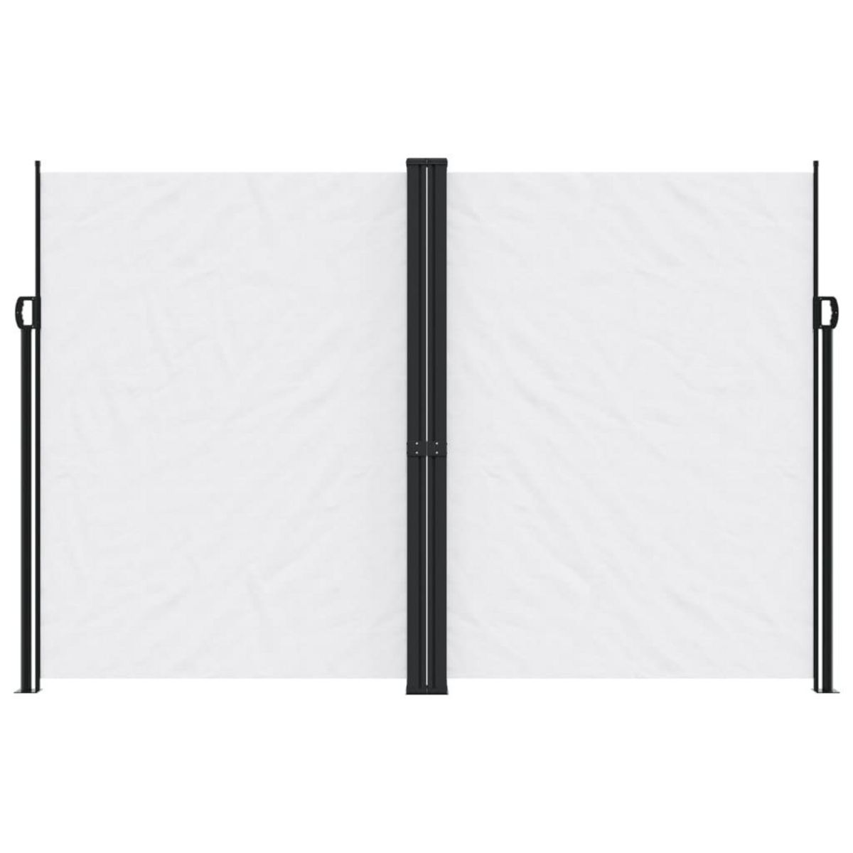 VIDAXL Auvent lateral retractable blanc 220x1200 cm