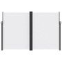 Voir la diapositive 3 : VIDAXL Auvent lateral retractable blanc 220x1200 cm