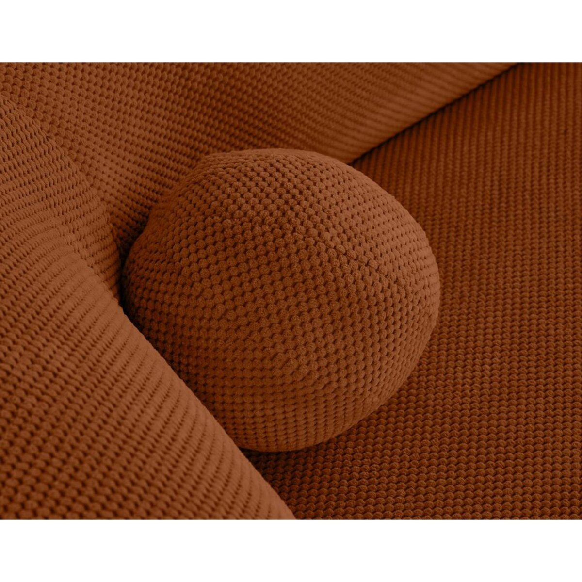 LISA DESIGN Charles - canapé d'angle droit 4 places en velours texturé