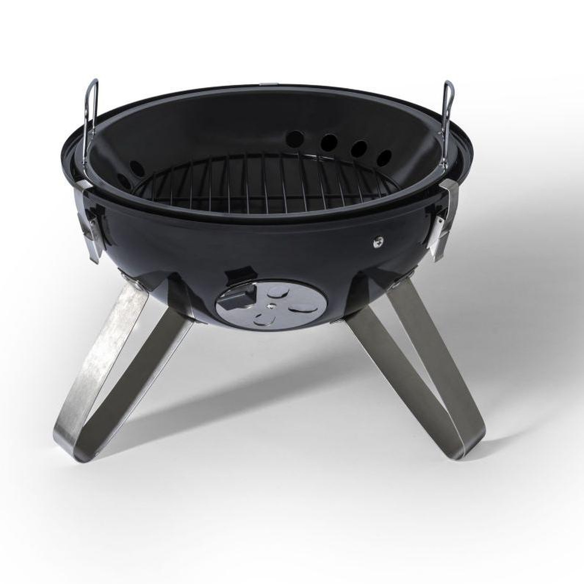 Voir la diapositive 4 : BARBECOOK Fumoir à charbon 41cm noir - 223.9842.000