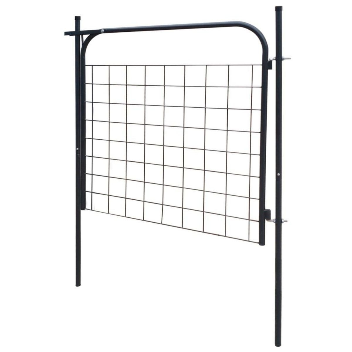 VIDAXL Portail de cloture de jardin 100 x 100 cm Anthracite