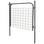 Voir la diapositive 2 : VIDAXL Portail de cloture de jardin 100 x 100 cm Anthracite