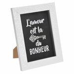 Paris Prix Cadre Photo Déco  Martelé  18x24cm Blanc