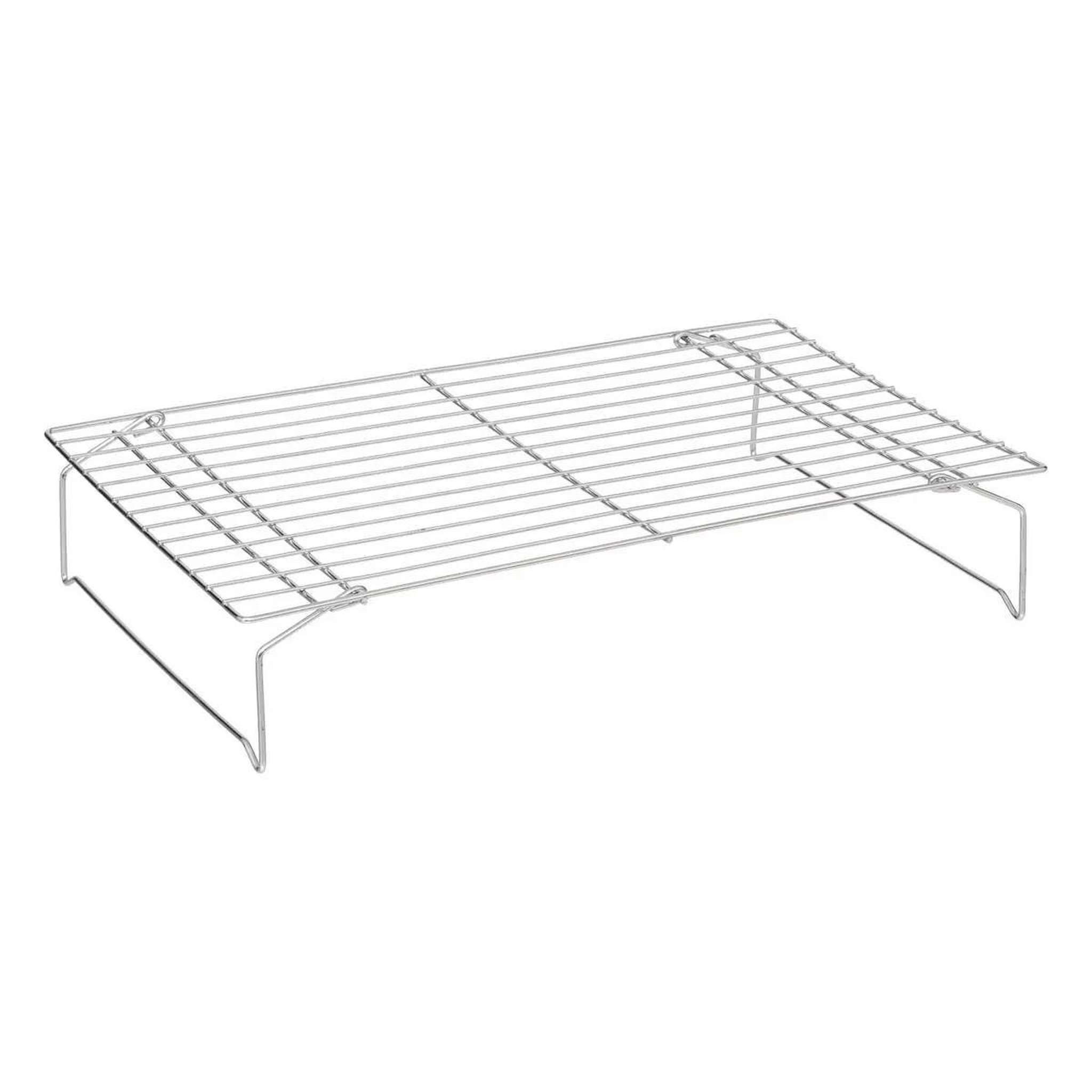 Voir la diapositive 3 : FIVE Lot de 3 volettes à pâtisserie  empilables  40cm argent