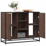 VIDAXL Buffet chene marron 92x35x76 cm Bois d'ingenierie