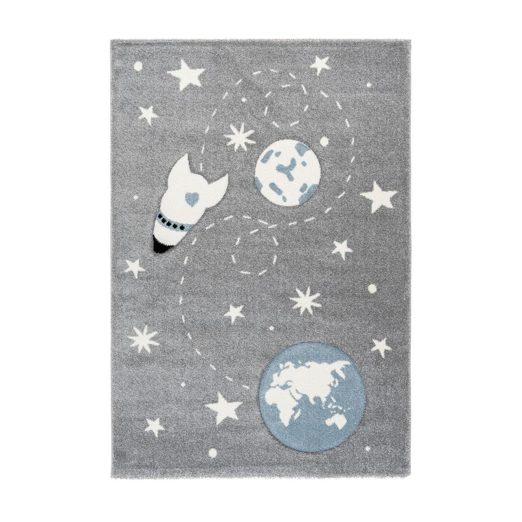 Voir la diapositive 1 : Paris Prix Tapis de Chambre Enfant Espace  Yowah  Argent