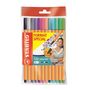 Voir la diapositive 1 : STABILO Lot de 12 stylos feutres Point 88 