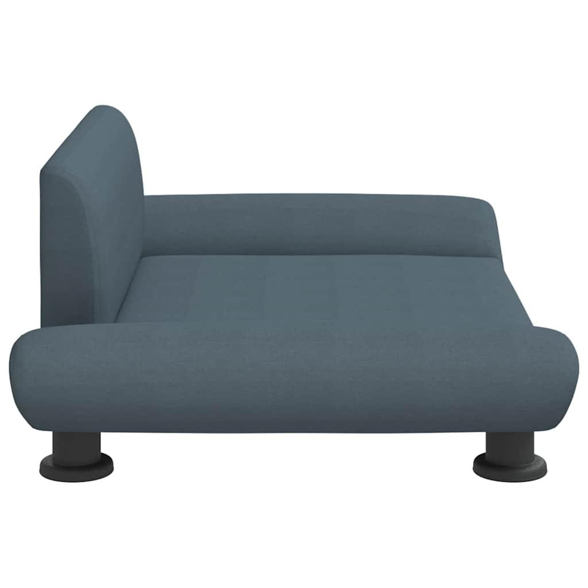 Voir la diapositive 4 : VIDAXL Lit pour chien gris fonce 70x45x28 cm tissu