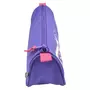 AUCHAN Trousse scolaire triangulaire polyester violet LICORNE