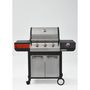 Voir la diapositive 6 : Barbecue gaz 3 brûleurs + 1 latéral inox EMMA