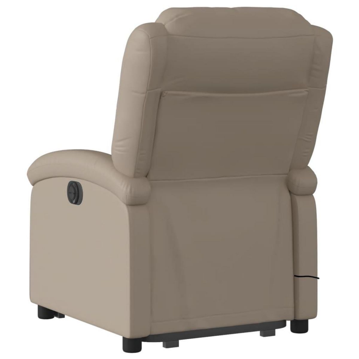 VIDAXL Fauteuil inclinable de massage electrique cappuccino similicuir