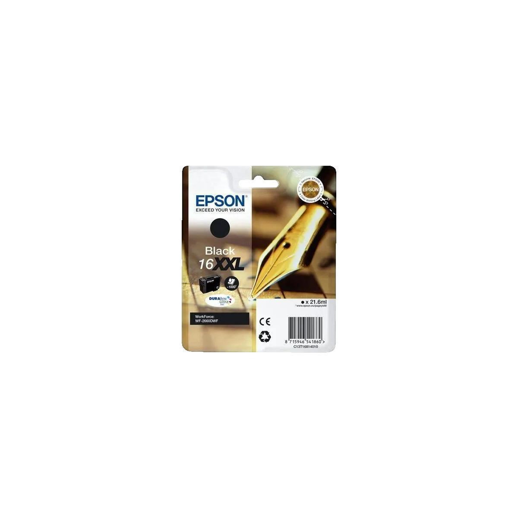 Epson Cartouche d'encre Epson T1681 Noir XXL