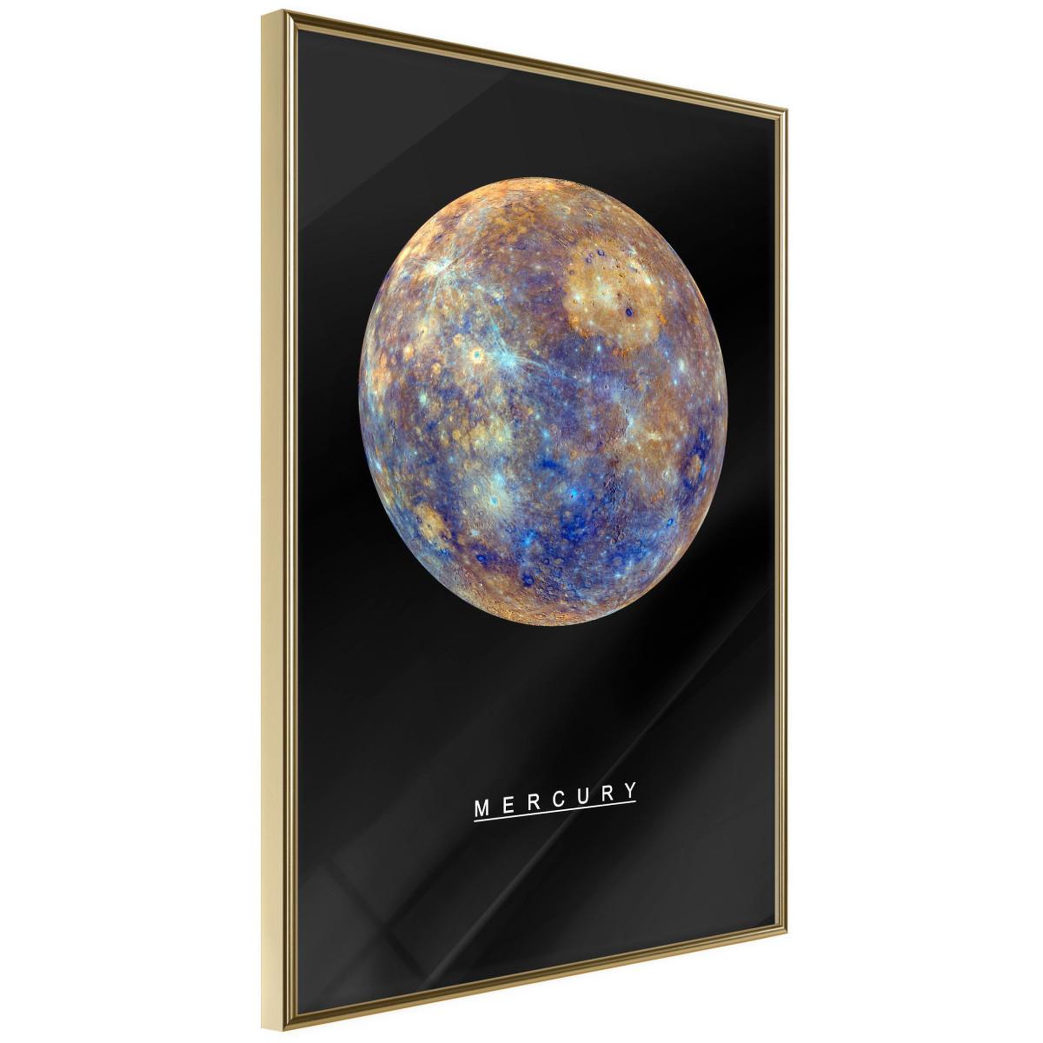 Paris Prix Affiche murale encadrée  the solar system mercury