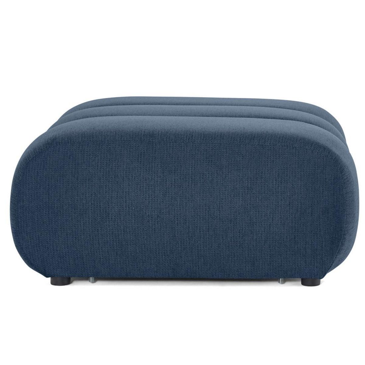 LISA DESIGN Debbie - pouf en tissu texturé