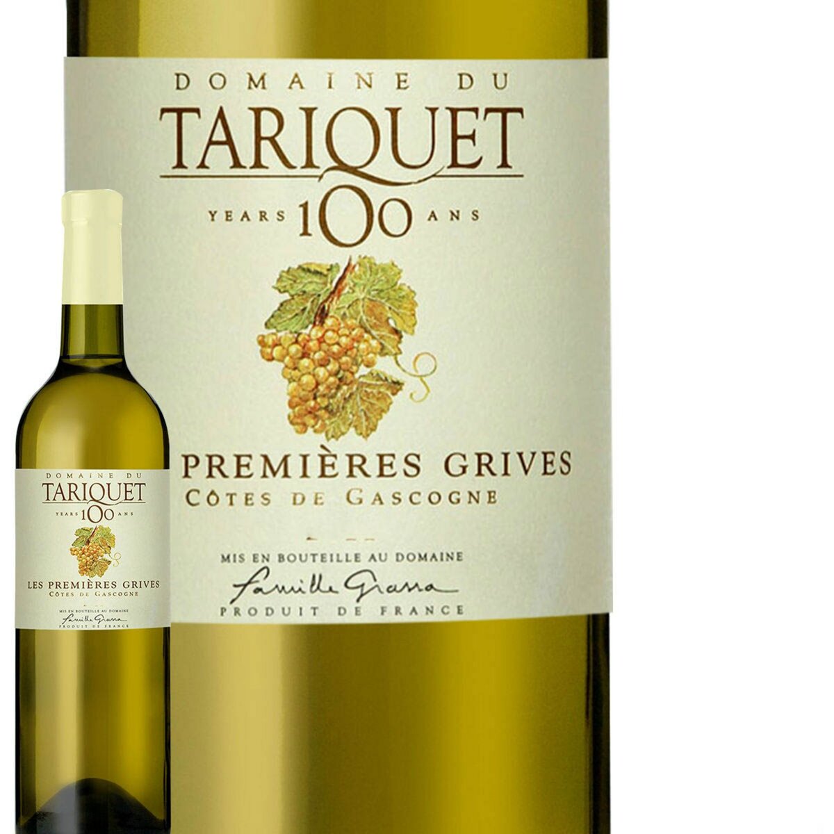 Domaine du Tariquet Premières Grives Côtes de Gascogne Blanc 2015