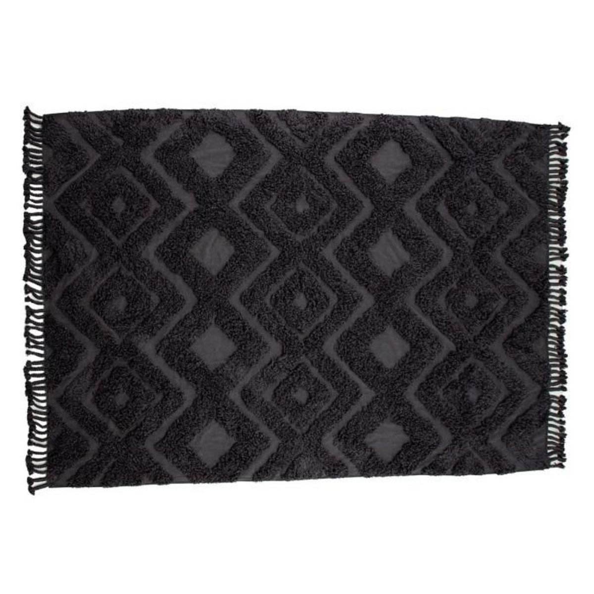 Paris Prix Tapis Déco Tufté  Hilma  250x350cm Gris Foncé
