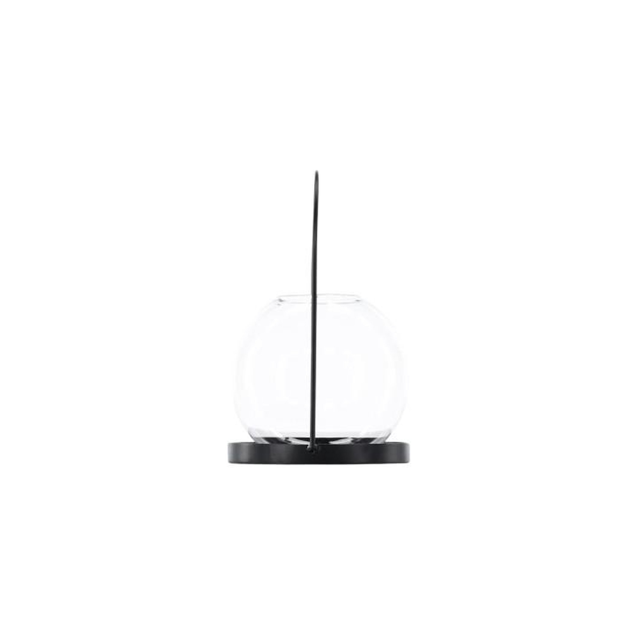 Voir la diapositive 3 : Paris Prix Lanterne Design en Verre  Flora  14cm Noir