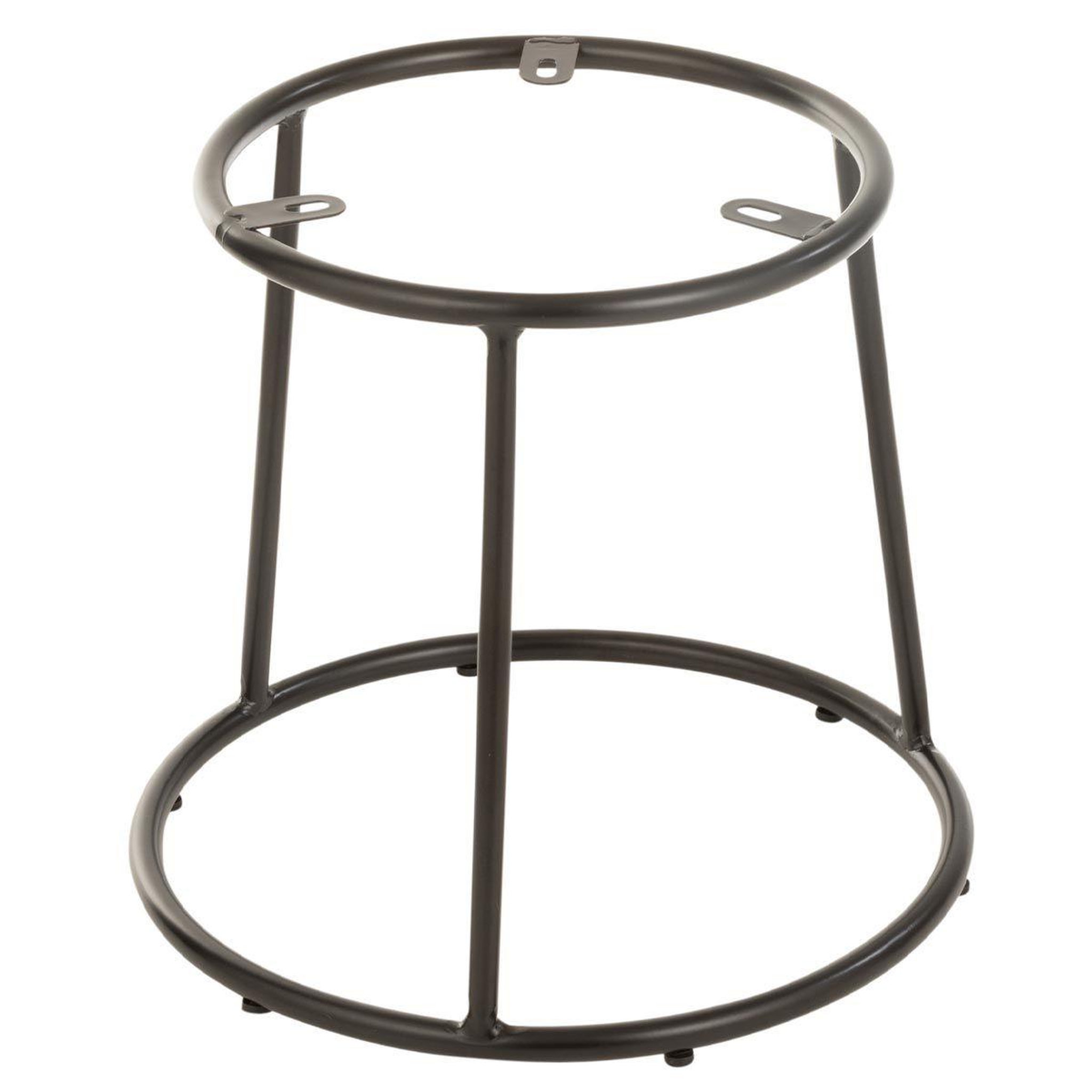 Voir la diapositive 1 : J-LINE Support pour Tabouret Métal  Hemera  39cm Noir