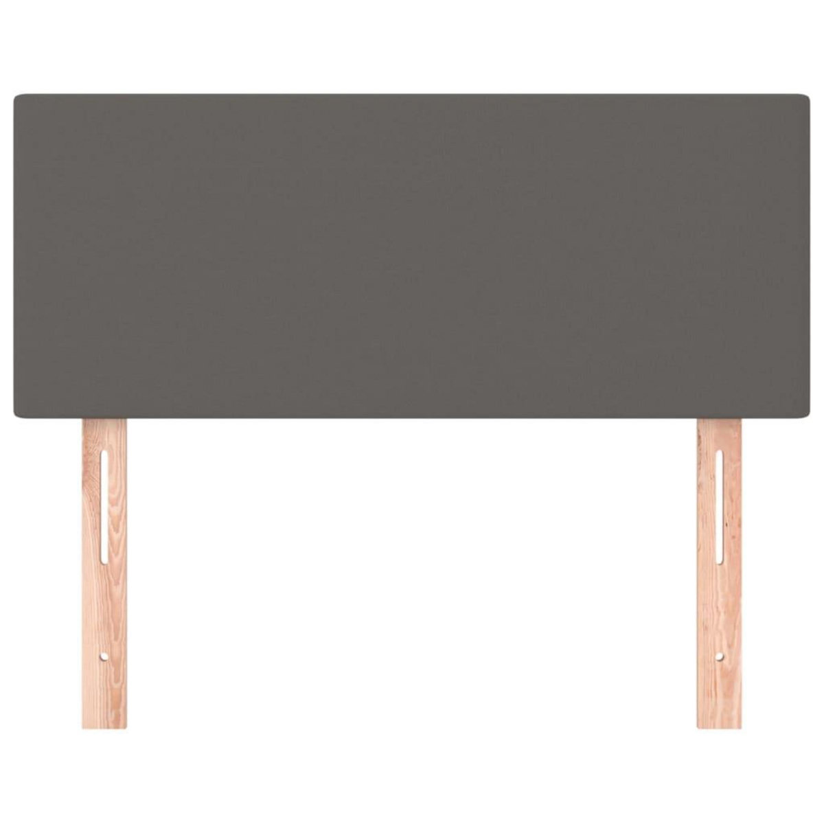 VIDAXL Tete de lit Gris 80x5x78/88 cm Similicuir