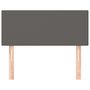 Voir la diapositive 3 : VIDAXL Tete de lit Gris 80x5x78/88 cm Similicuir