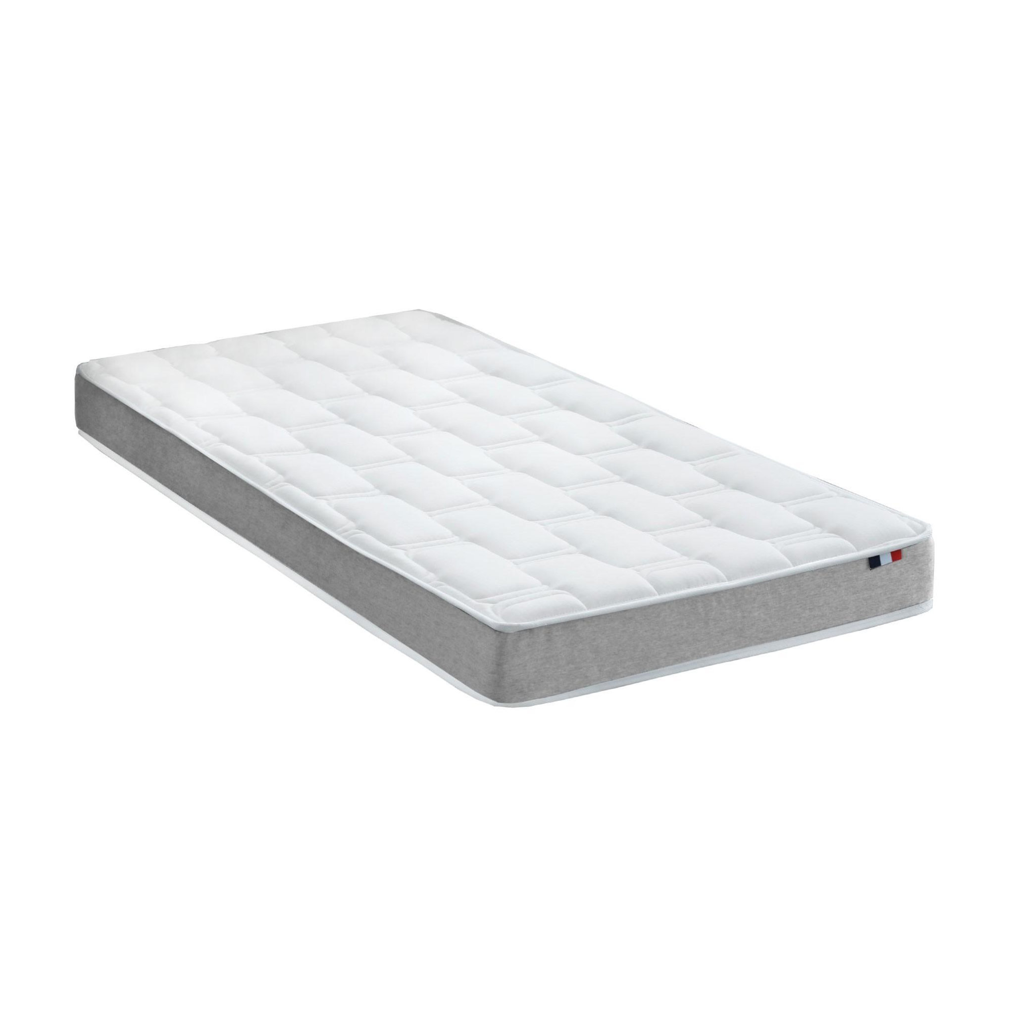 Voir la diapositive 5 : IDLITERIE Ensemble matelas mousse haute résilience CIRRUS avec sommier - confort français