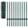 Voir la diapositive 3 : VIDAXL Cloture Euro Acier 20x0,8 m Vert