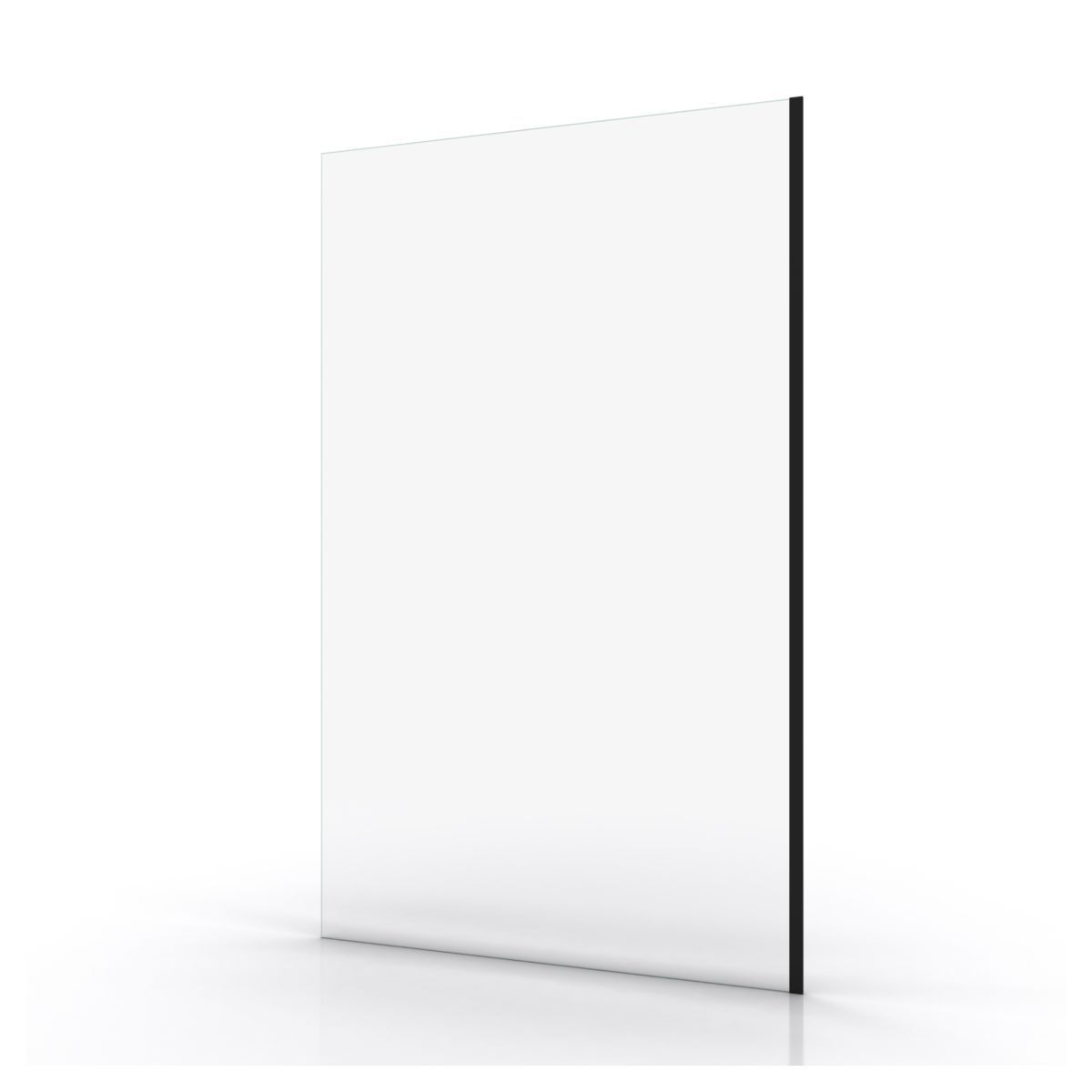 Paroi de douche à l'italienne profil noir 120x200 cm - PARMA 2 BLACK 120