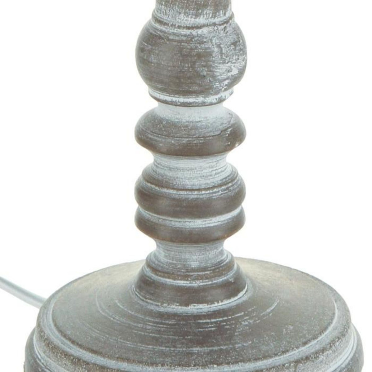 ATMOSPHERA Lampe à Poser en Bois  Leo  36cm Taupe