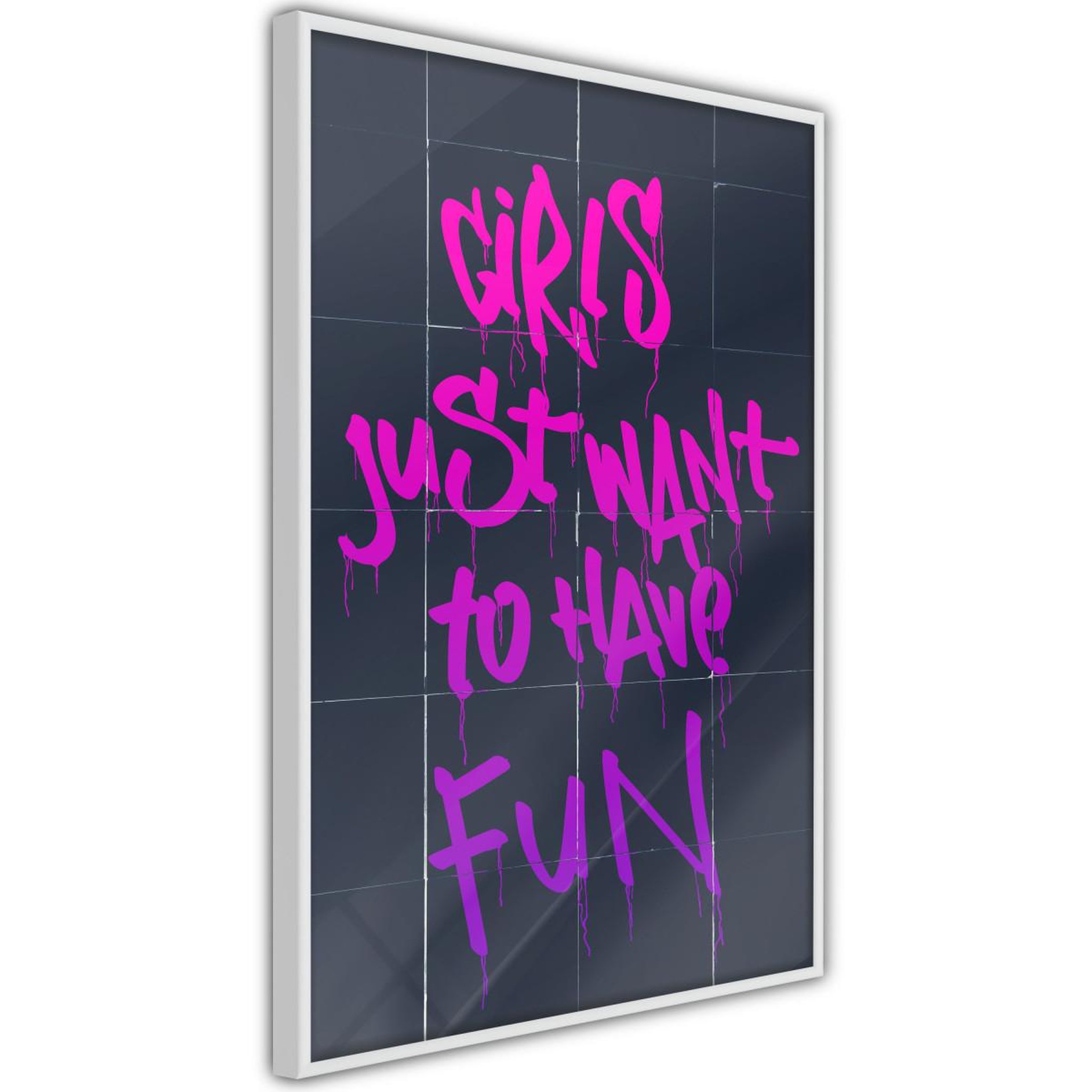 Paris Prix Affiche Murale Encadrée  What Girls Want