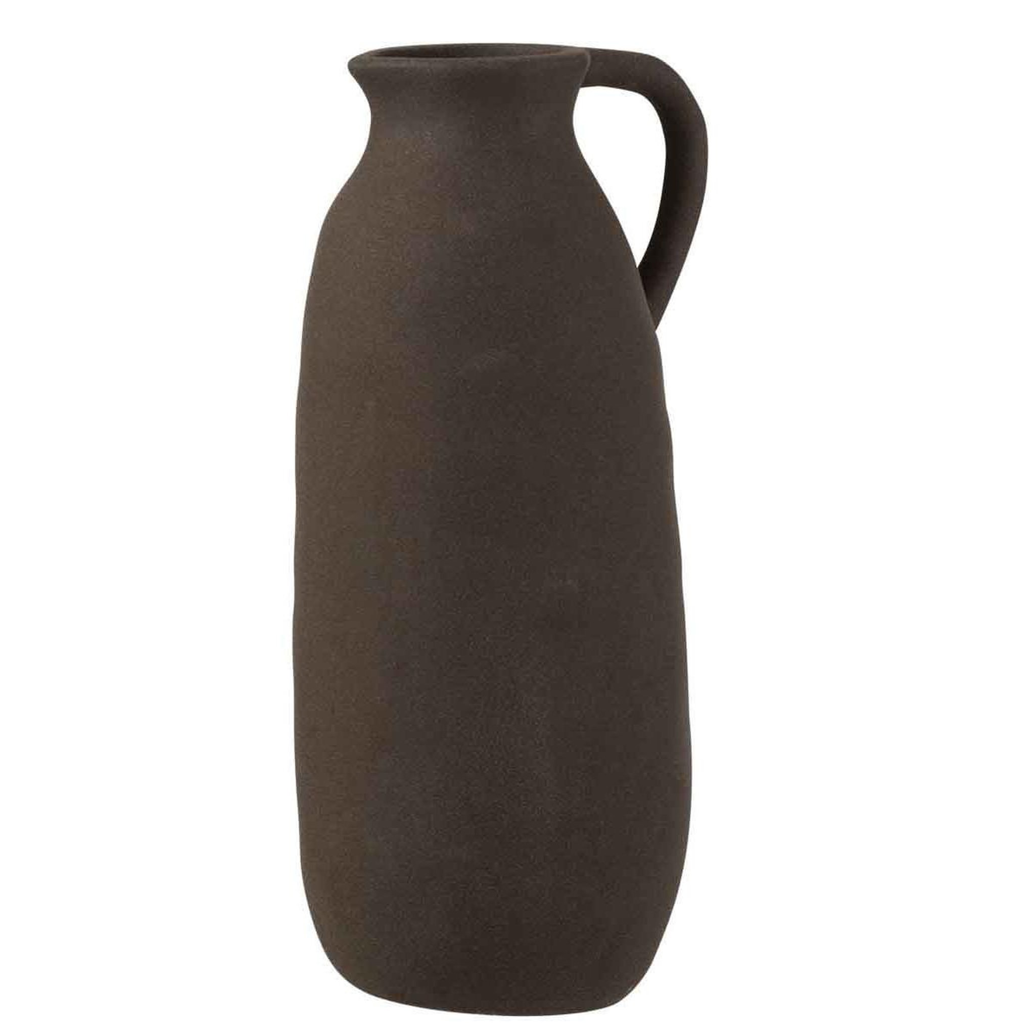 Voir la diapositive 1 : J-LINE Vase Design en Céramique  Cruche  35cm Noir