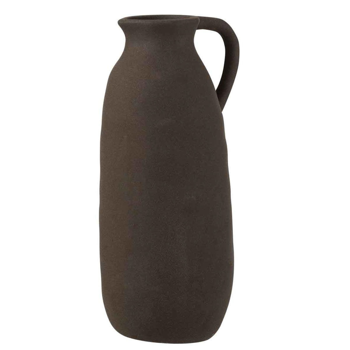 Paris Prix Vase Design en Céramique  Cruche  35cm Noir
