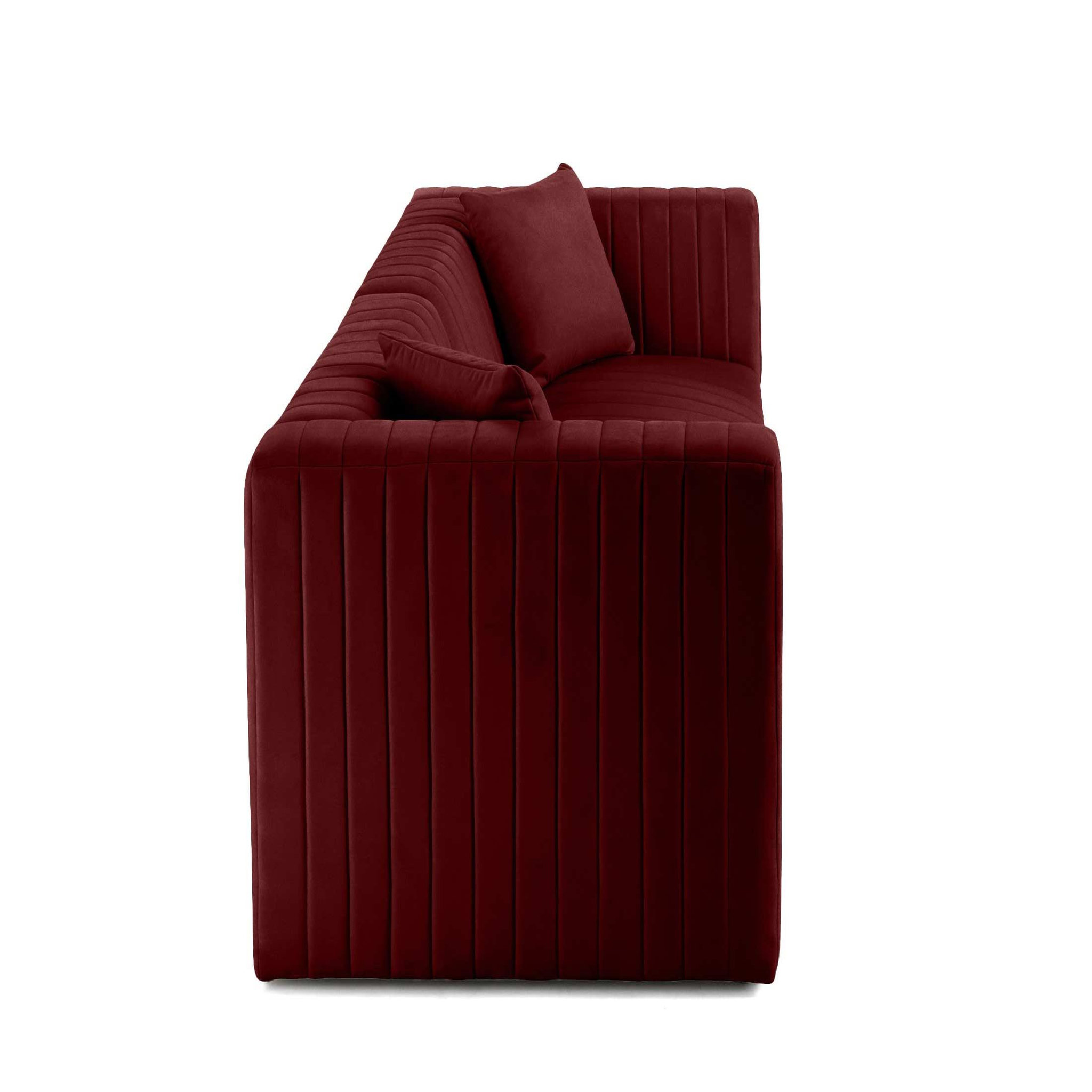 Voir la diapositive 5 : LISA DESIGN Nova - canapé modulable 2 places - en velours