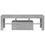 Voir la diapositive 5 : VIDAXL Meuble TV avec lumieres LED sonoma gris 120x35x40 cm