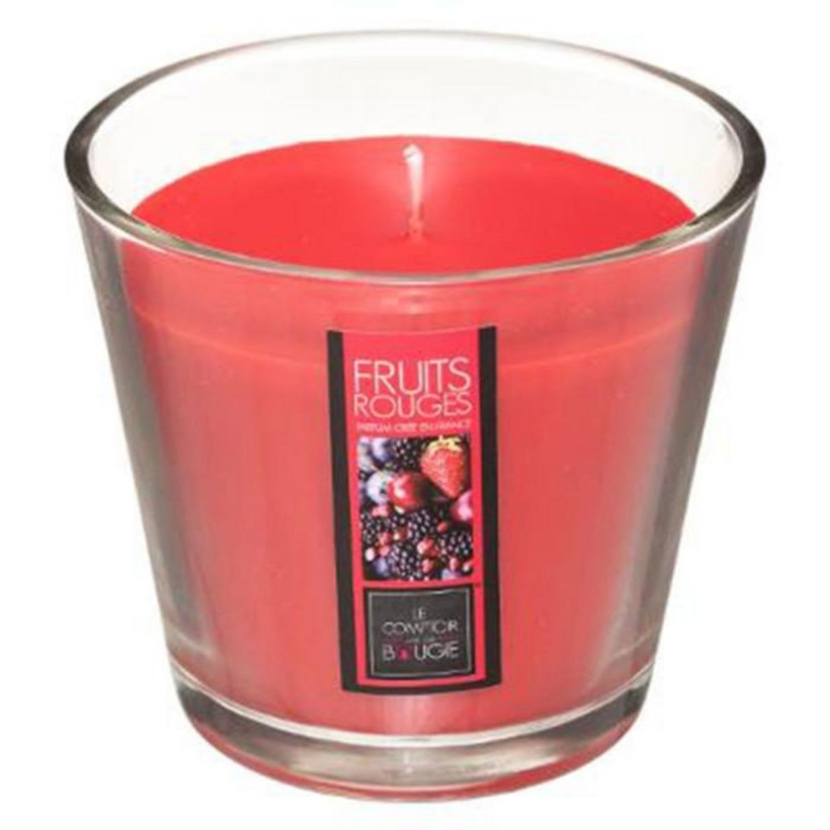 COMPTOIR DE LA BOUGIE Bougie Parfumée en Verre  Nina  190g Fruits Rouges