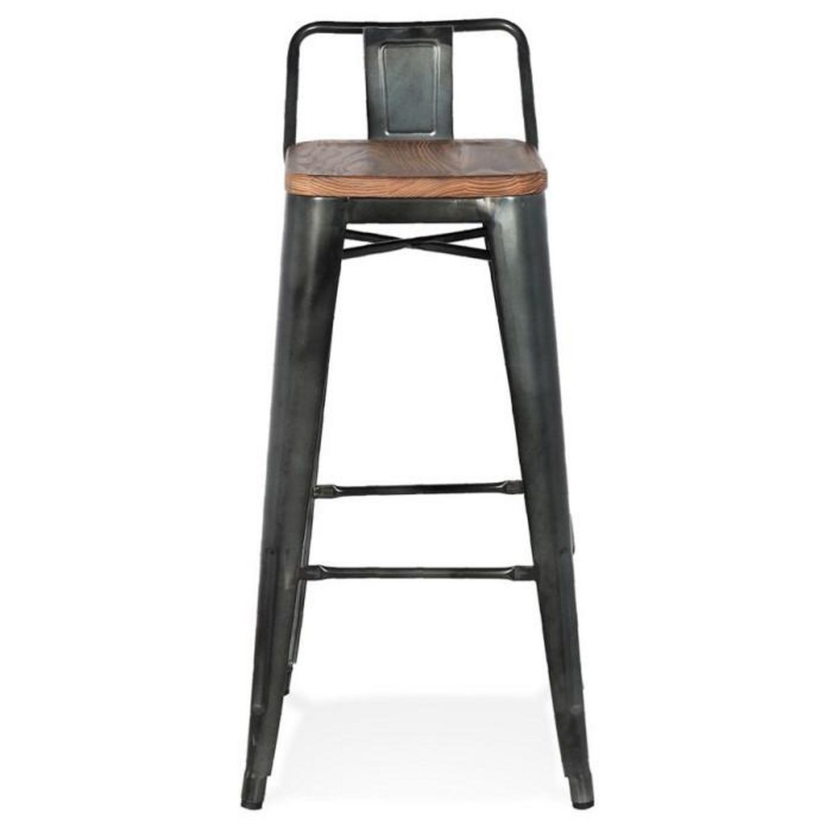 Paris Prix Tabouret de Bar Design  Kary  94cm Noir