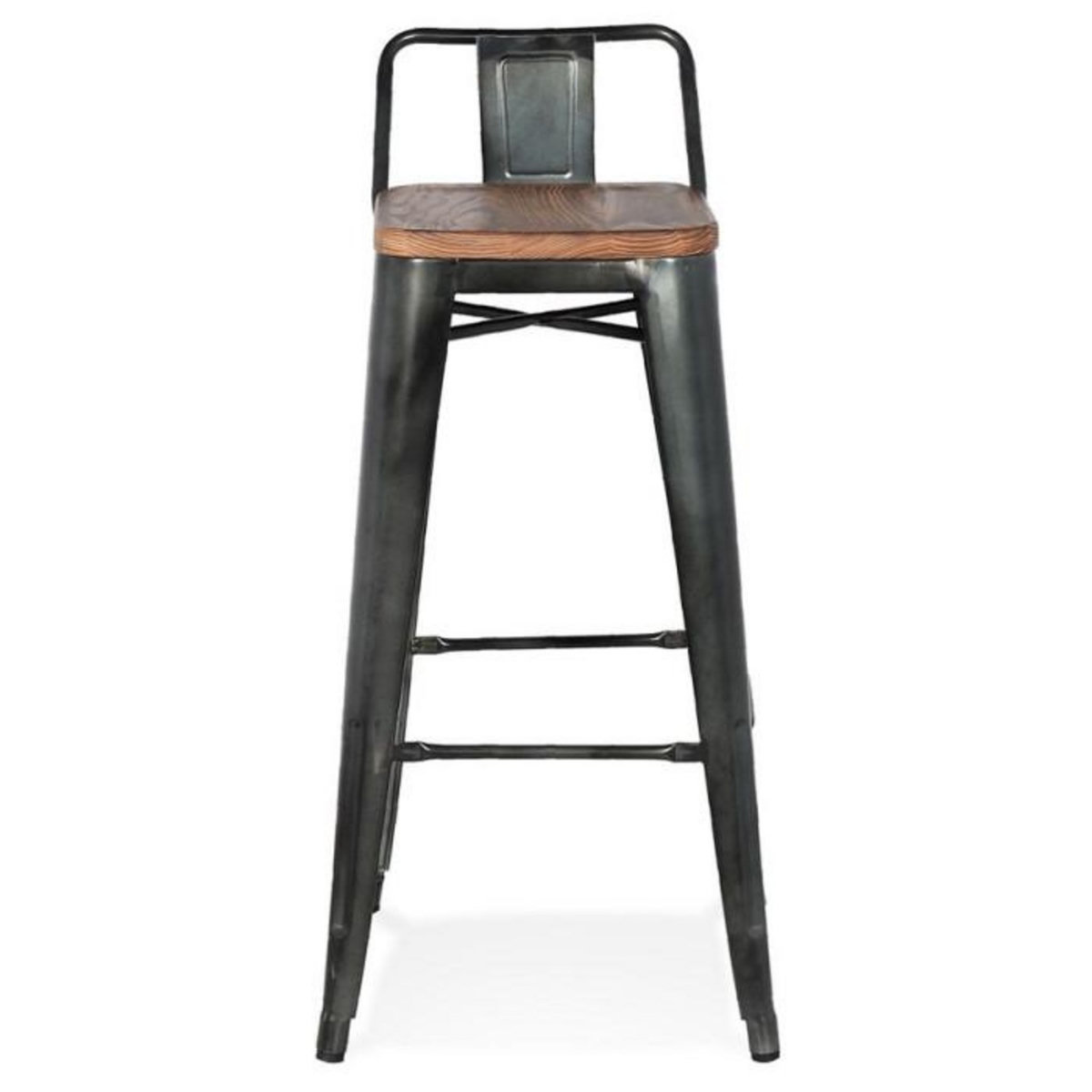 Paris Prix Tabouret de Bar Design  Kary  94cm Noir