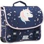 Voir la diapositive 2 : Milky Kiss Cartable 38 cm CP/CE1/CE2 bleu imprimé LICORNE