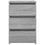 Voir la diapositive 4 : VIDAXL Tables de chevet 2 pcs Sonoma gris 40x35x62,5cm Bois ingénierie