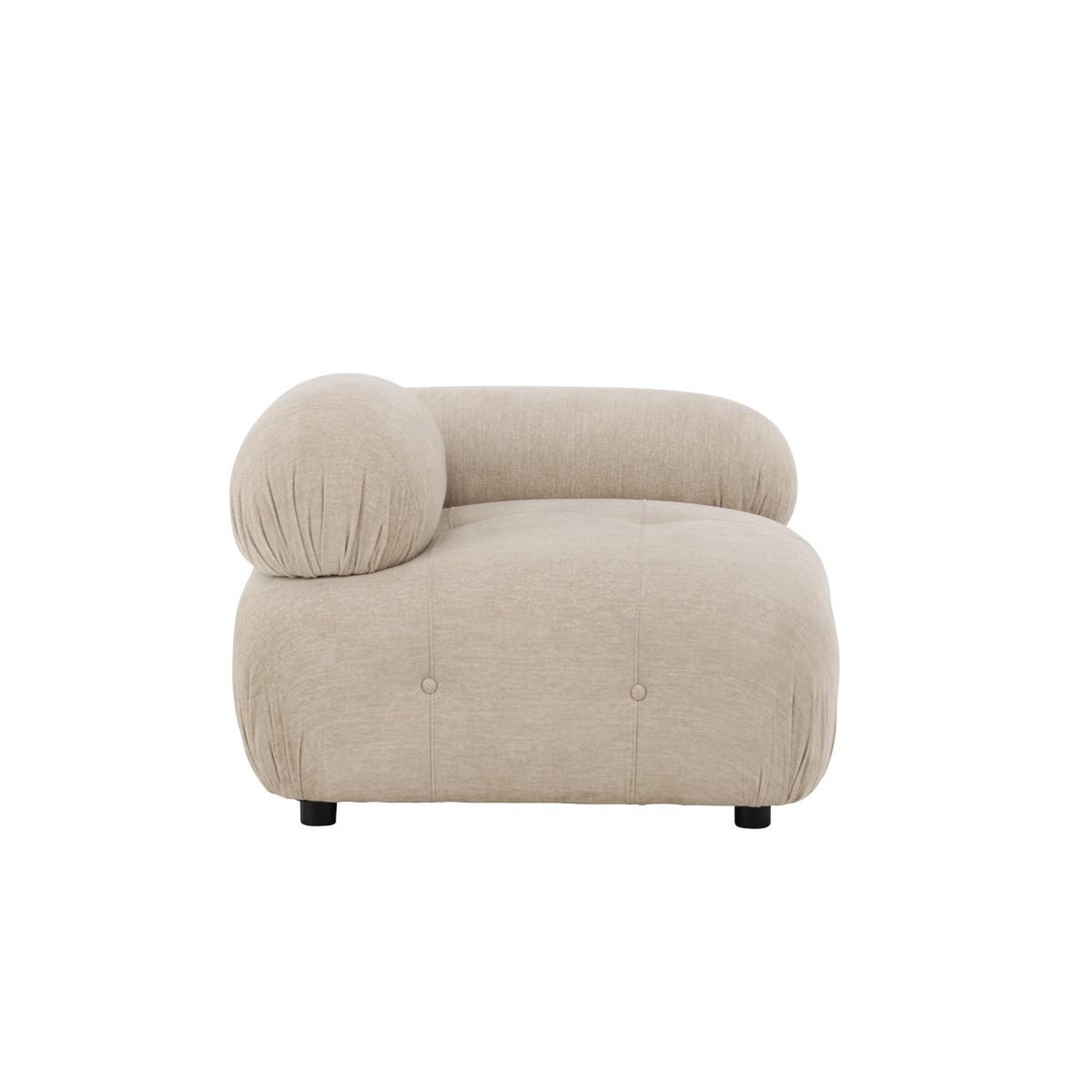 Voir la diapositive 3 : Paris Prix Module canapé d'angle gauche  mika  95cm beige