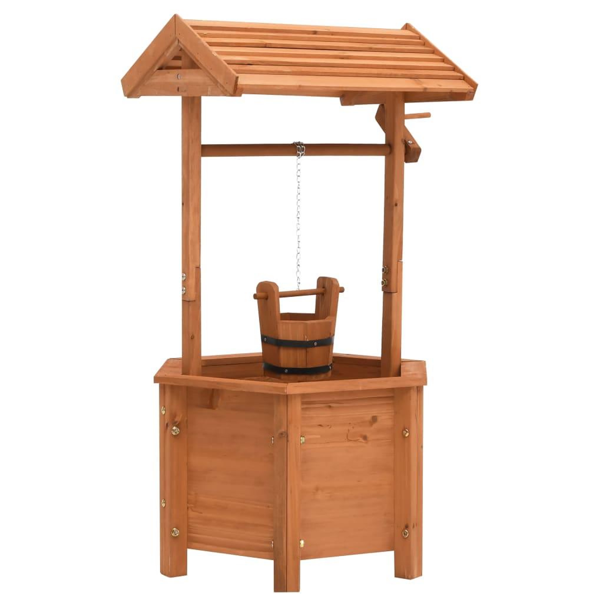 VIDAXL Jardiniere a puits a souhait de jardin 40x40x84cm Bois de sapin