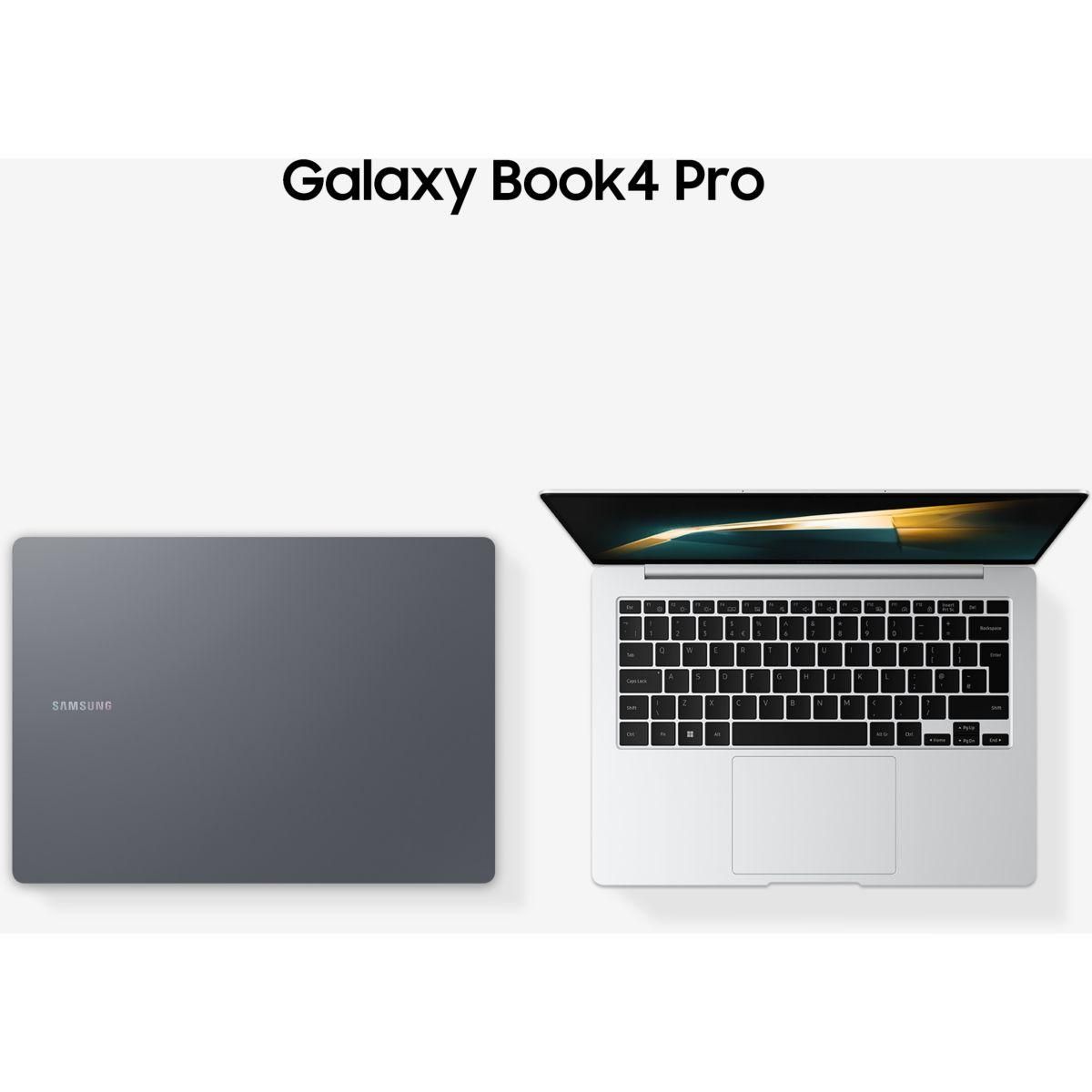 Samsung Ordinateur portable Galaxy Book4 Pro 14 U7 16Go 512Go Gris