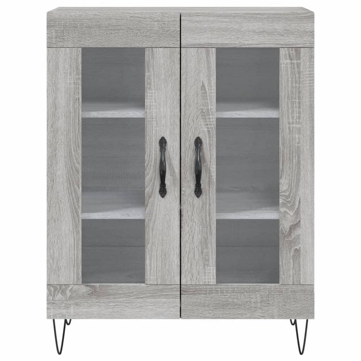 VIDAXL Buffet sonoma gris 69,5x34x90 cm bois d'ingenierie