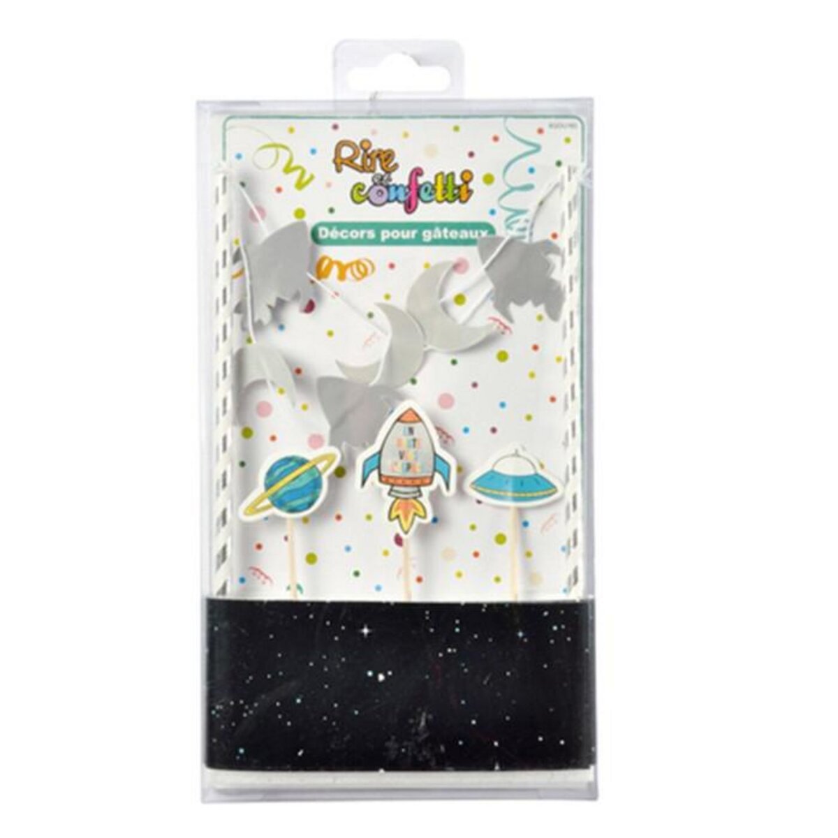 Paris Prix Décoration de Gâteau  Espace  25cm Bleu