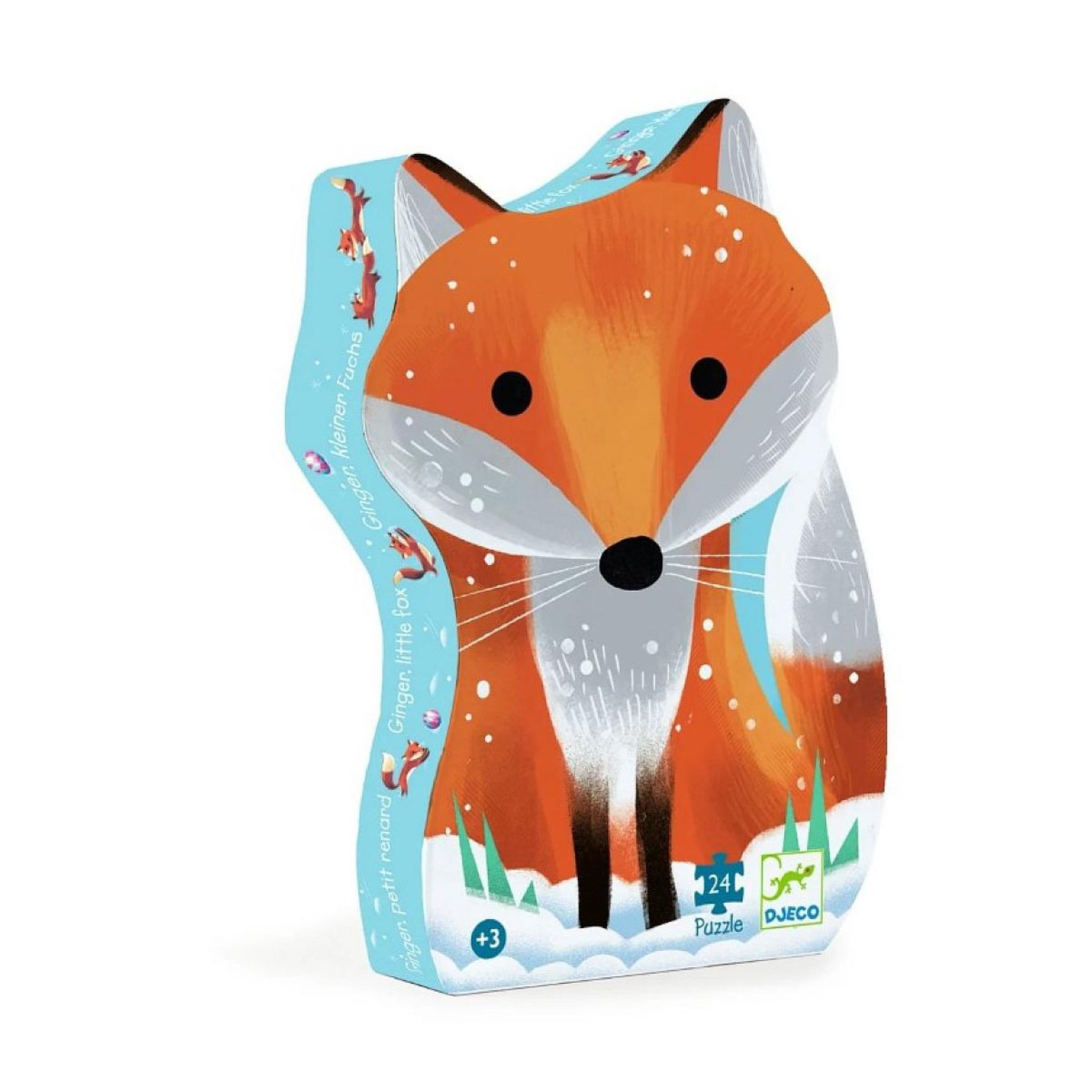 Djeco Puzzle silhouette Ginger petit renard - 24 p