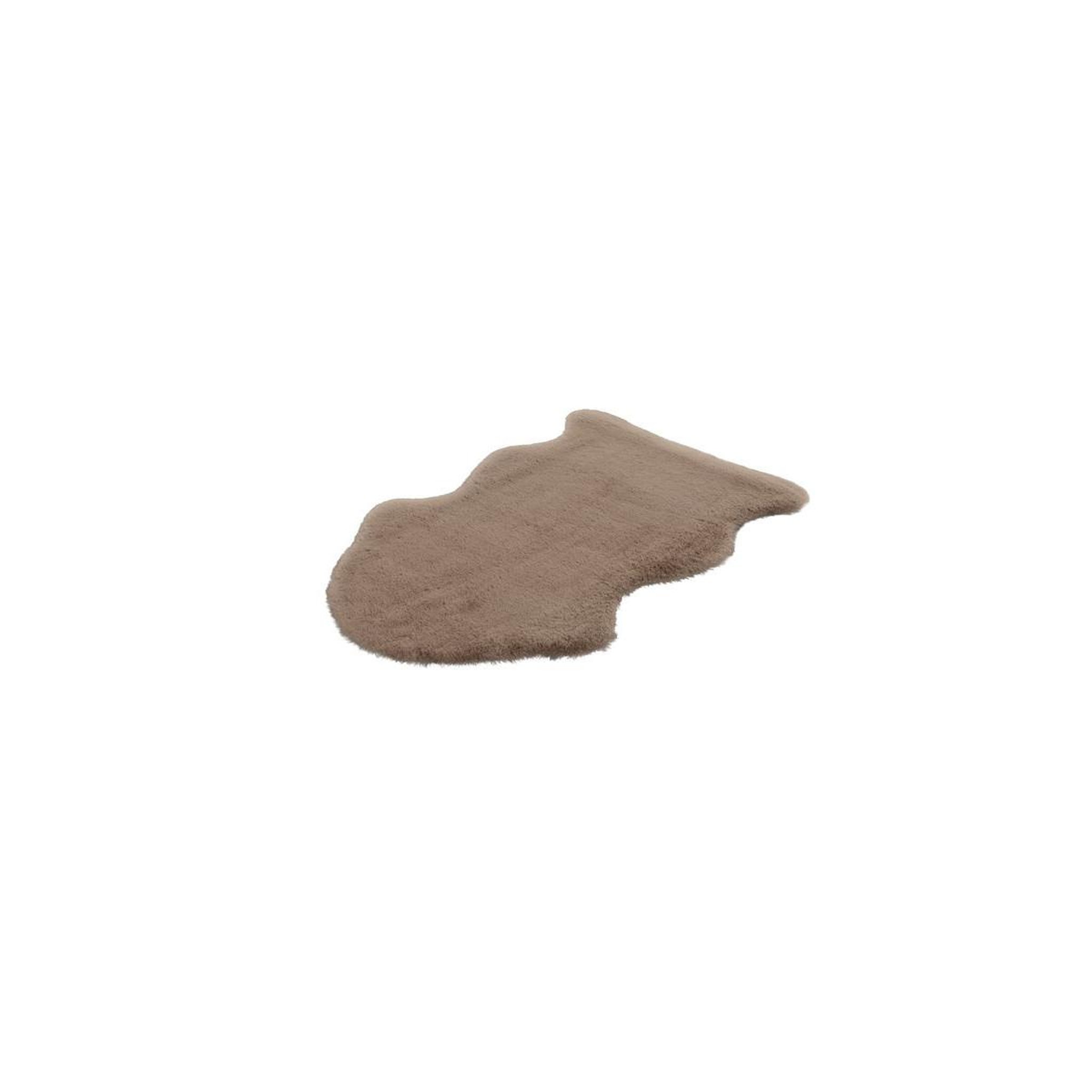 Voir la diapositive 2 : Paris Prix Tapis imitation fourrure  kunda  60x90cm taupe