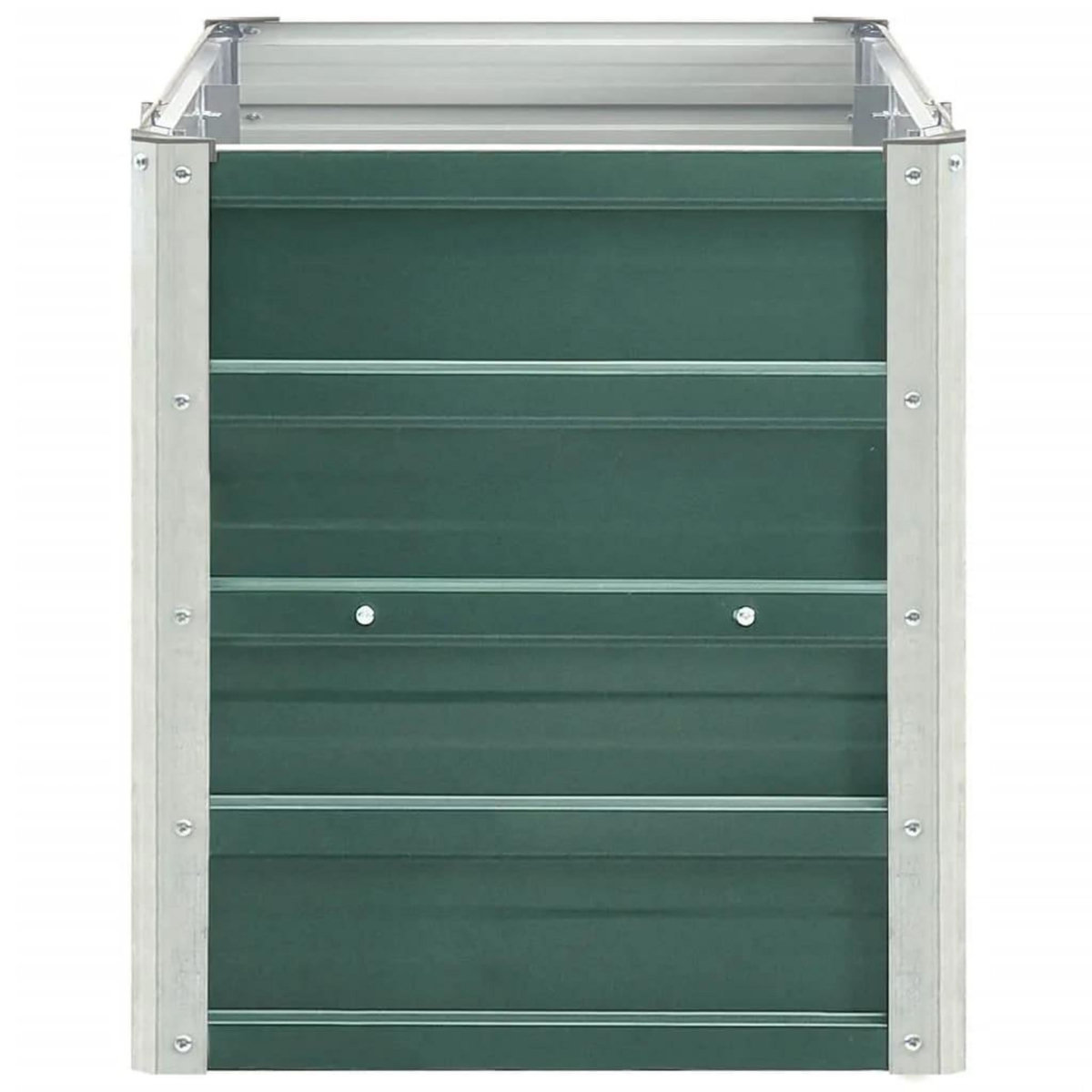 VIDAXL Lit sureleve de jardin Acier galvanise 240x40x45 cm Vert