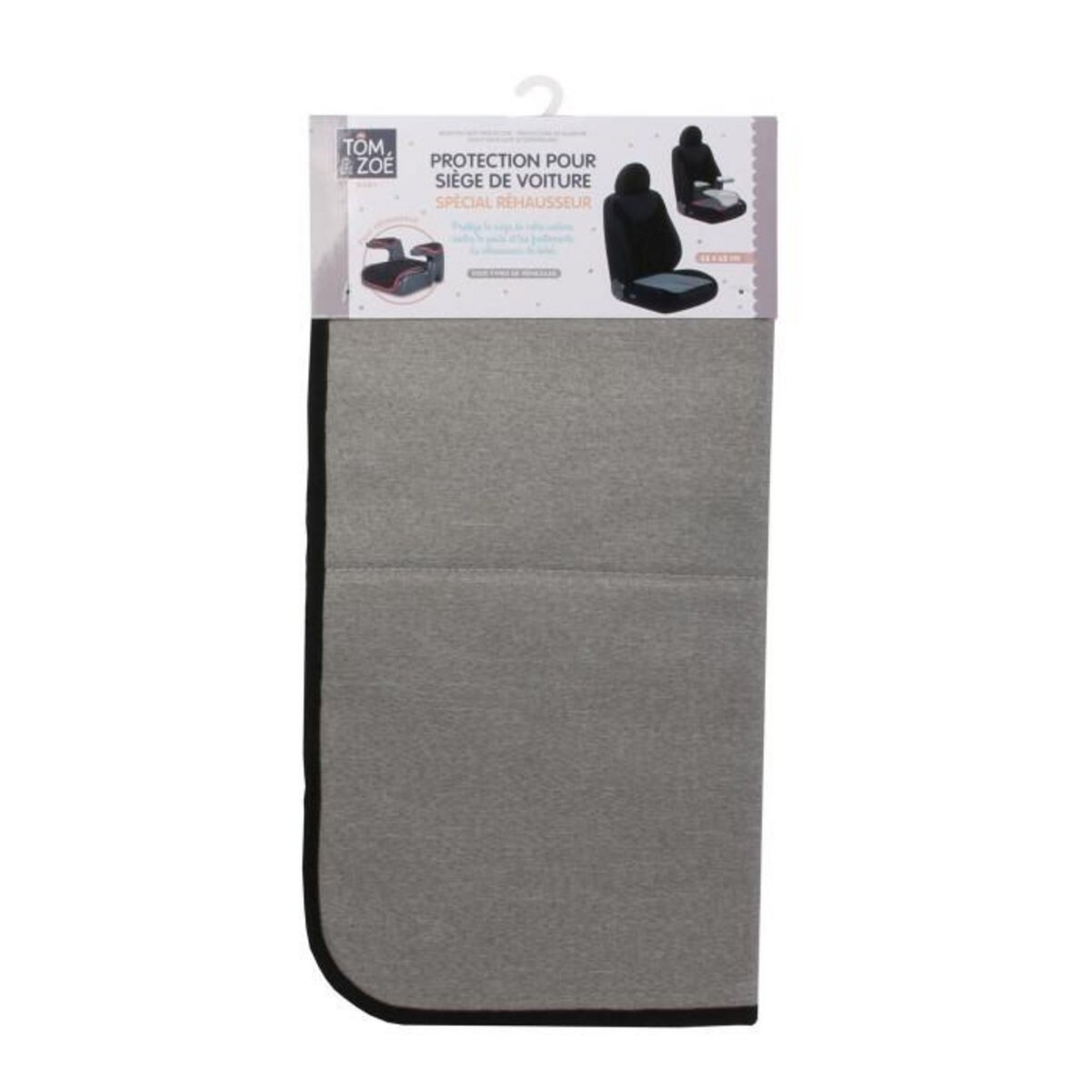 Paris Prix Protection de Rehausseur  Siège Voiture  45cm Gris