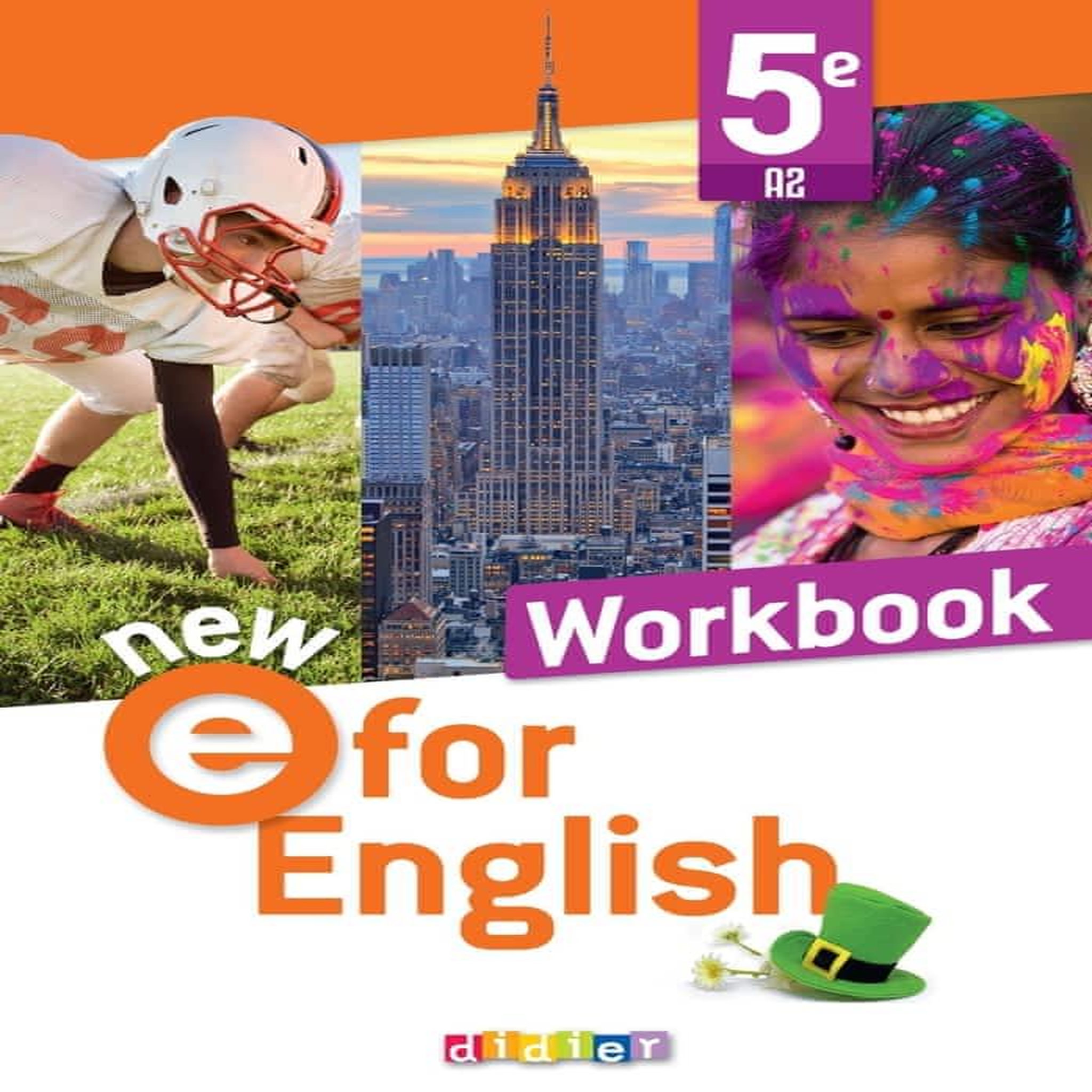NEW E FOR ENGLISH 5E A2. WORKBOOK, EDITION 2022, Herment Mélanie